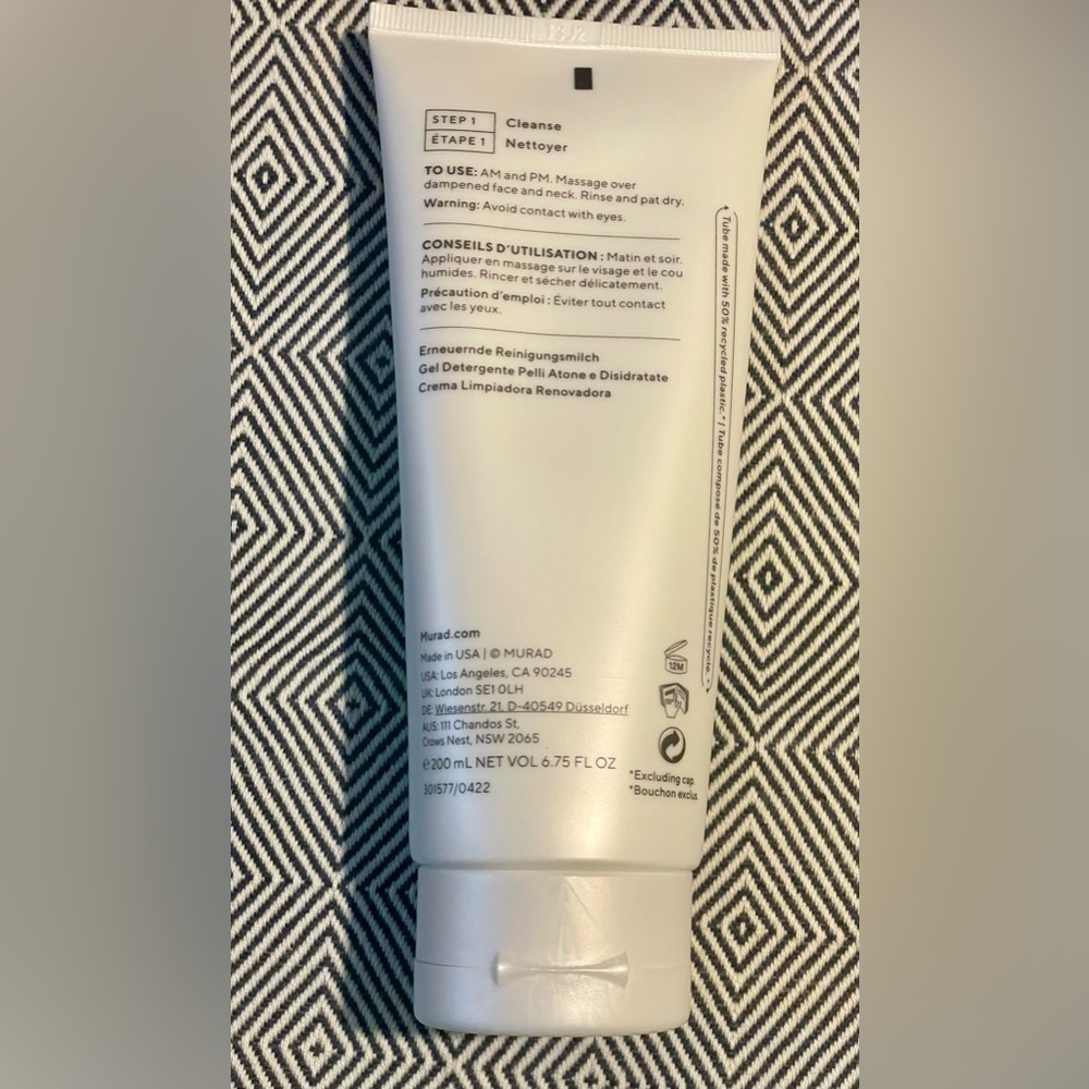 Murad - Renewing Cleansing Cream | New - 5 oz / 200 mL | Unisex & Highly Rated! - Picture 9 of 9